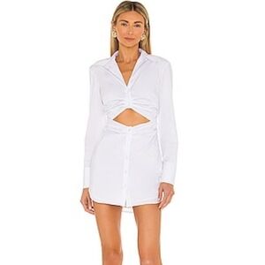 L'Academie cut out front LS Damani mini  Dress